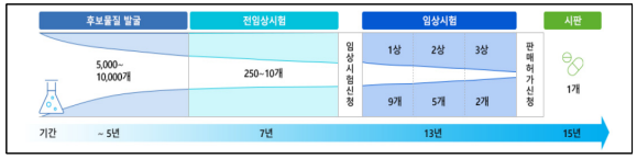 신약개발 전주기 과정